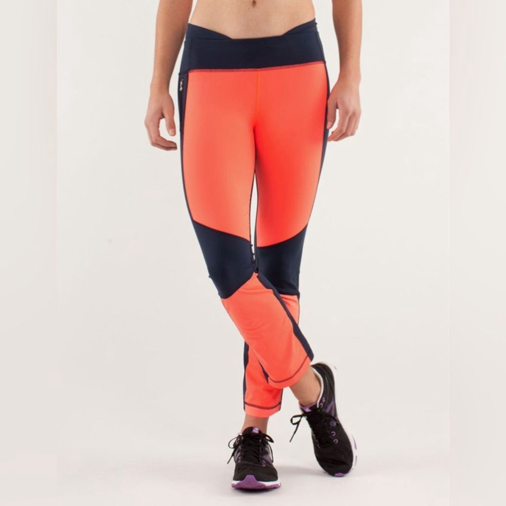 Lululemon Pump It Up Pant-Inkwell / Light Flare- Size 4